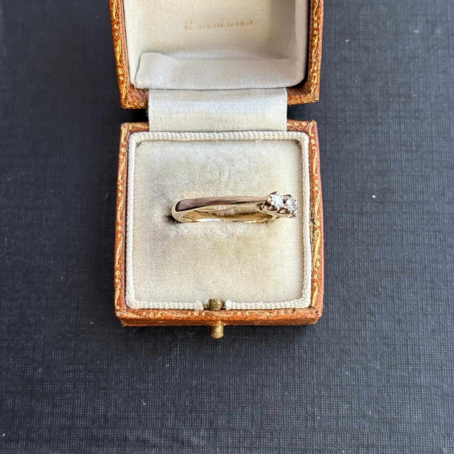 9ct Gold and Diamond Three Stone Ring