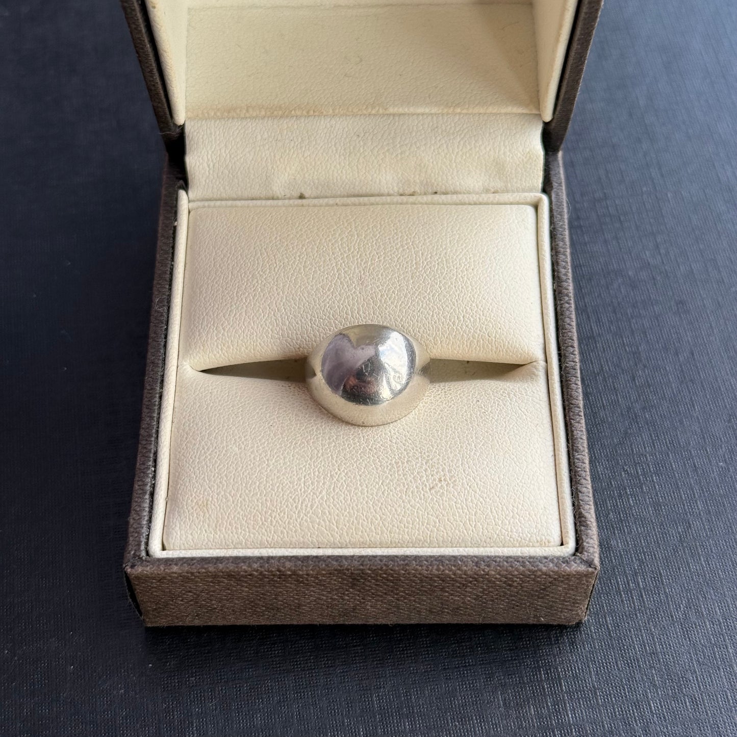 Vintage Sterling Silver Plain Ring