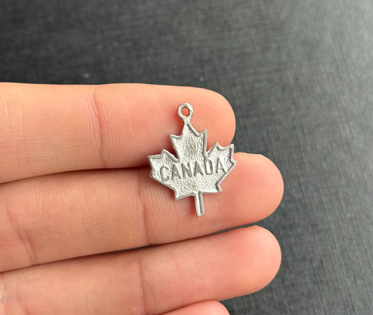 Sterling Silver Canada Charm