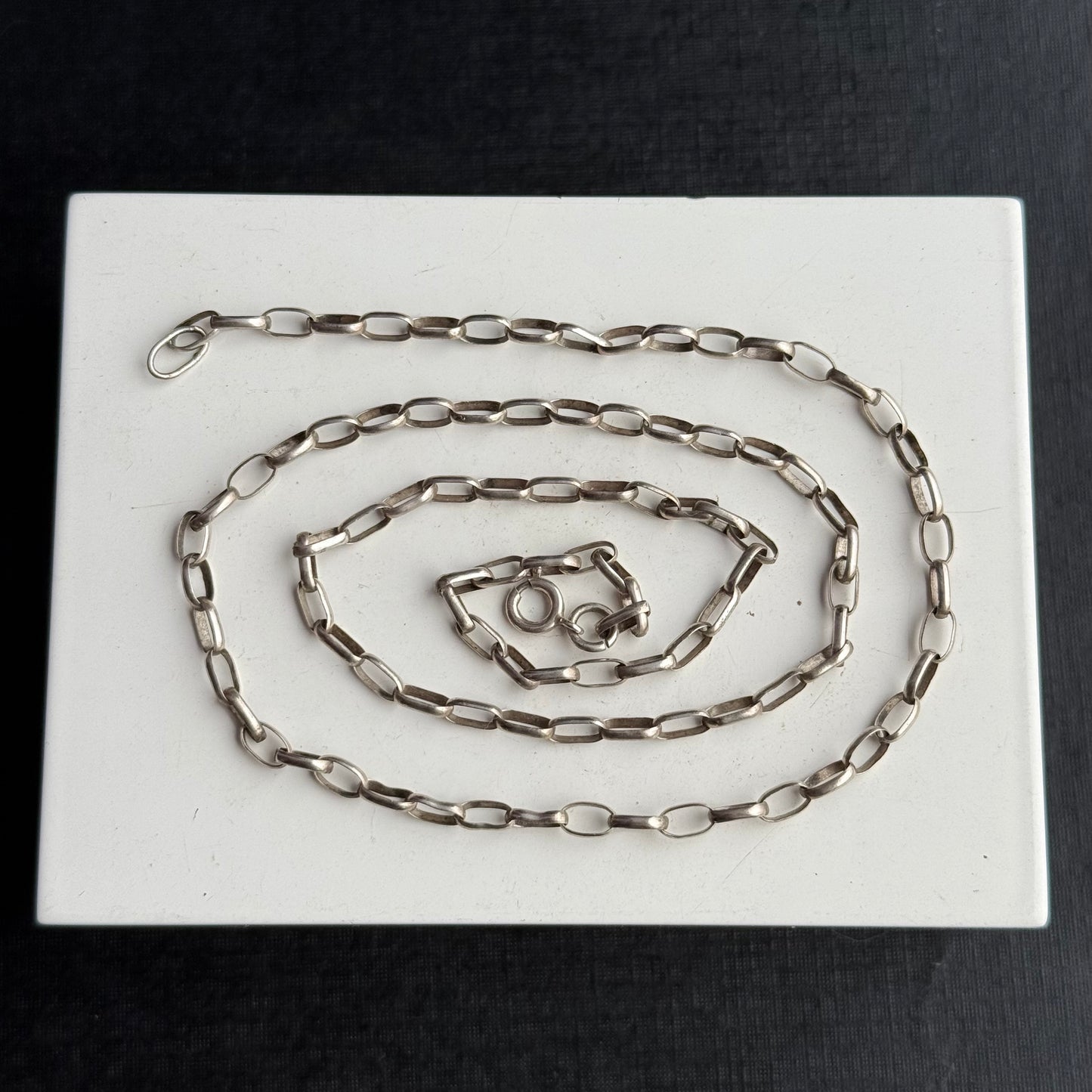 Sterling Silver Belcher Chain.