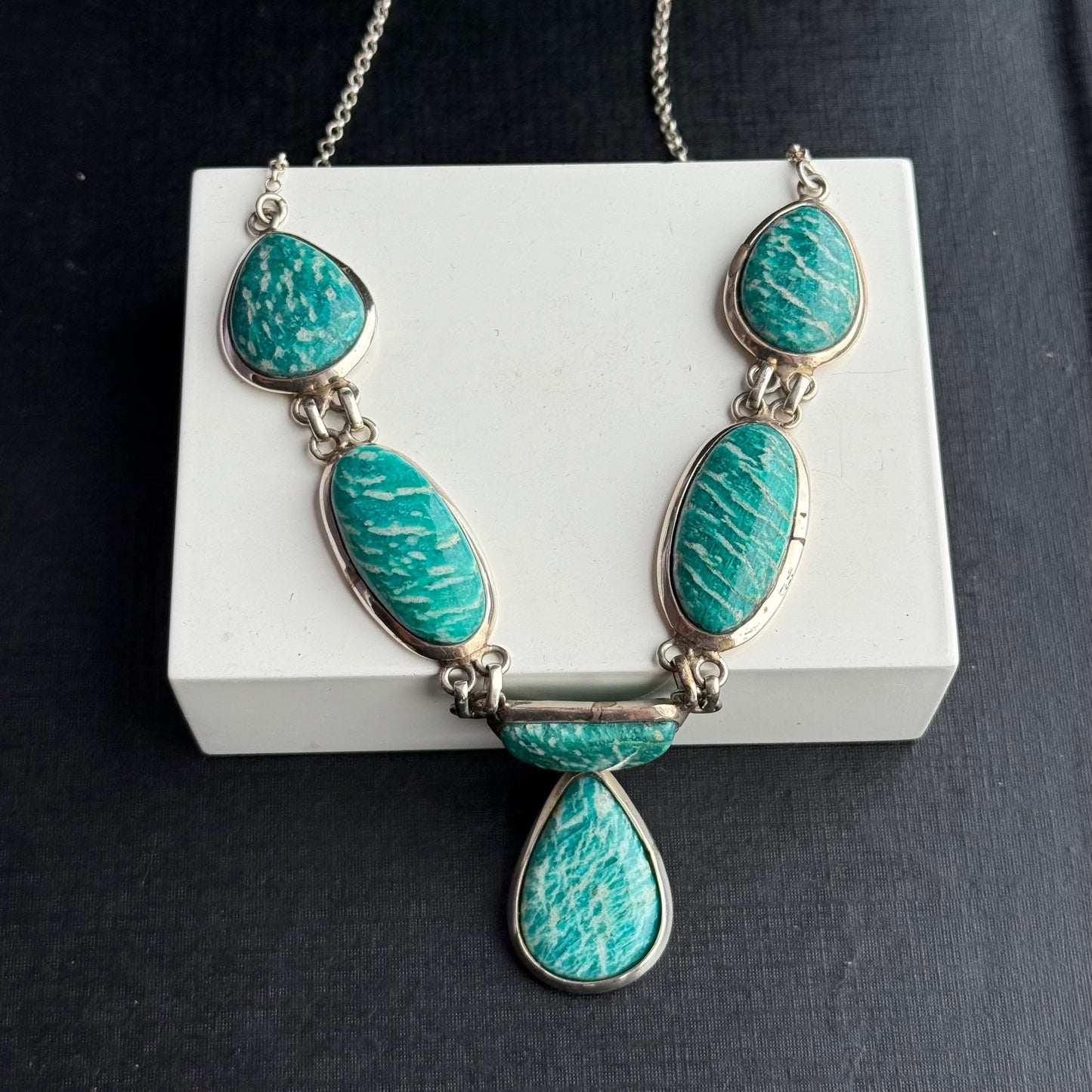 Sterling Silver Turquoise Necklace