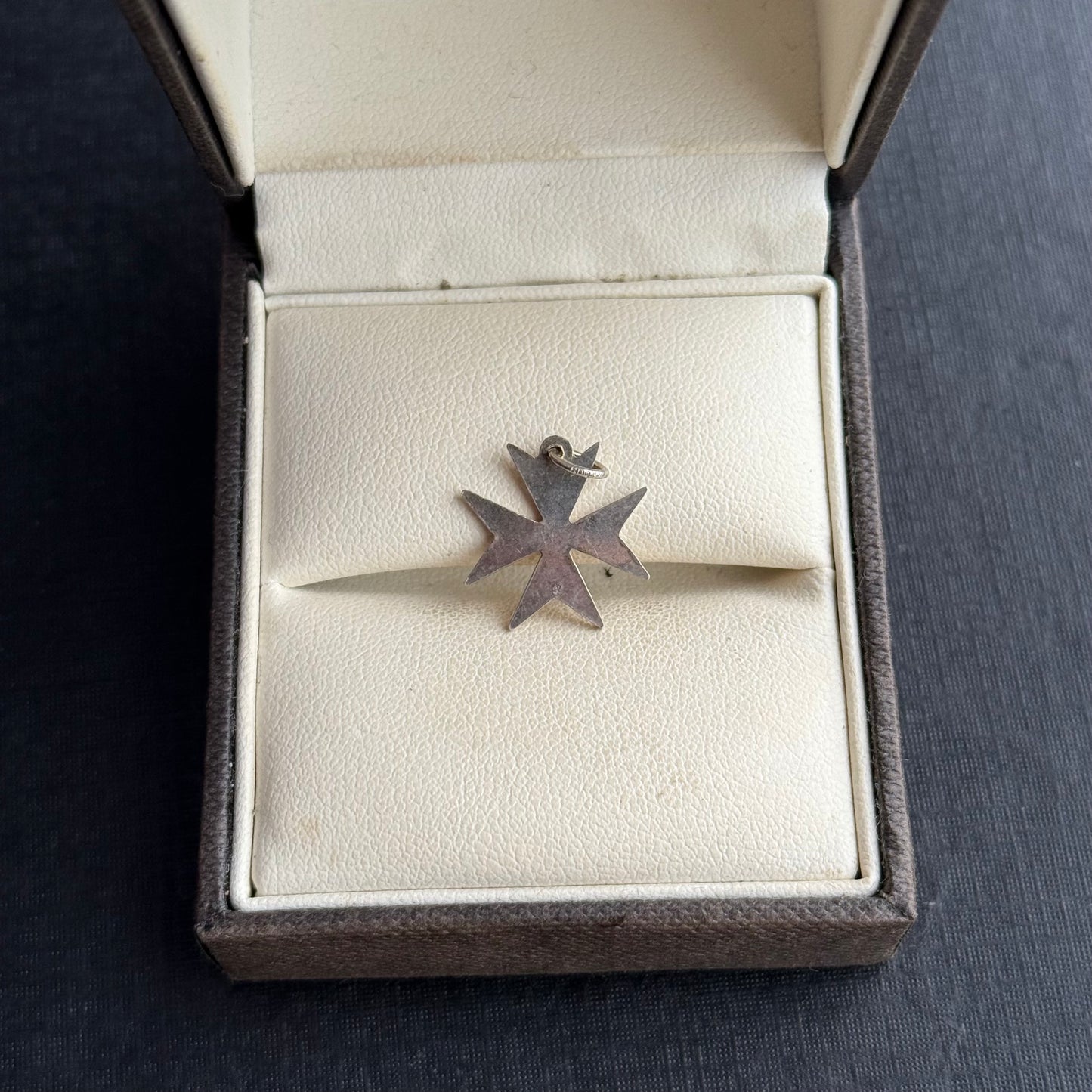 Sterling Silver Maltese Cross Pendant