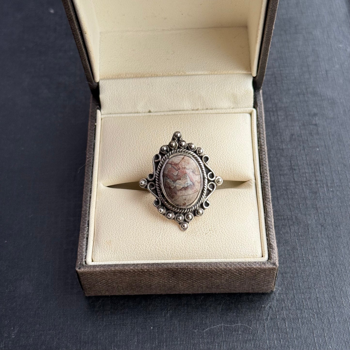 Sterling Silver Gem Ring.