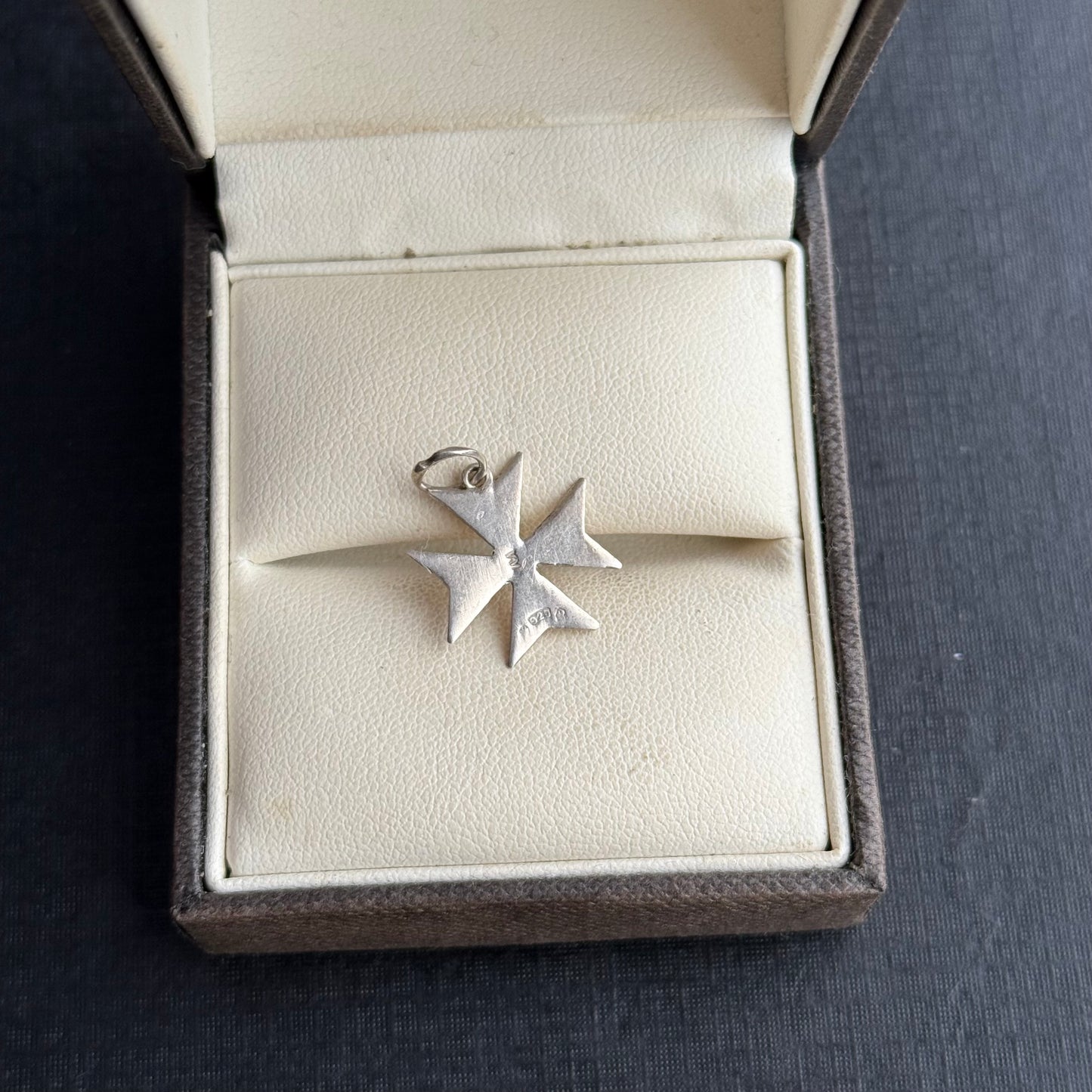 Sterling Silver Maltese Cross Pendant