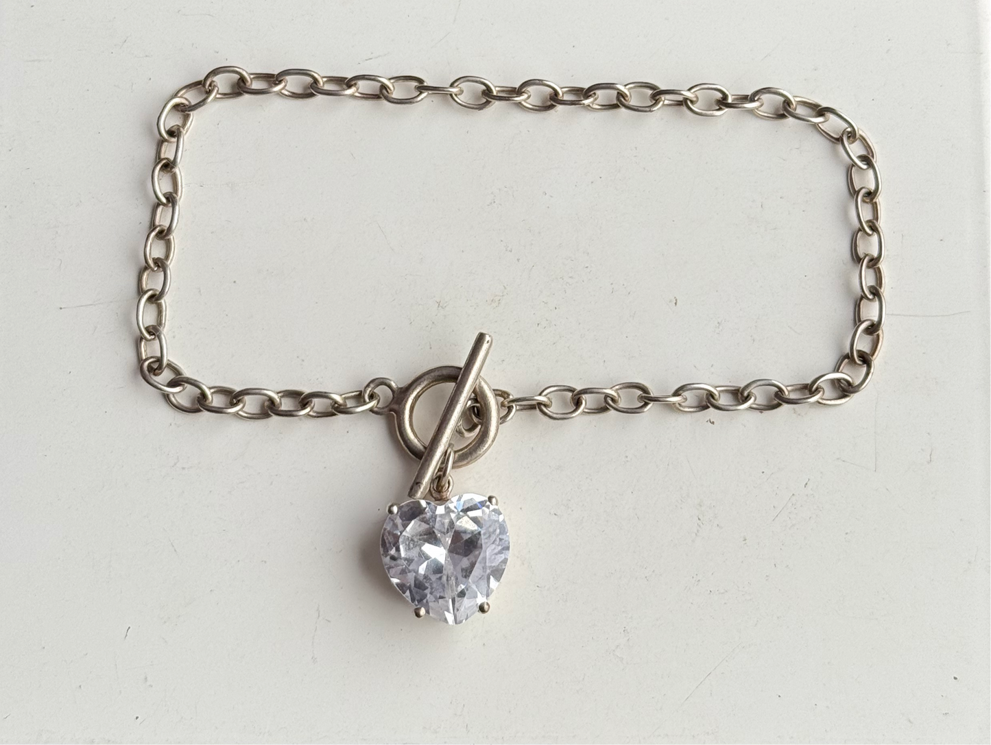 Sterling Silver Heart Bracelet