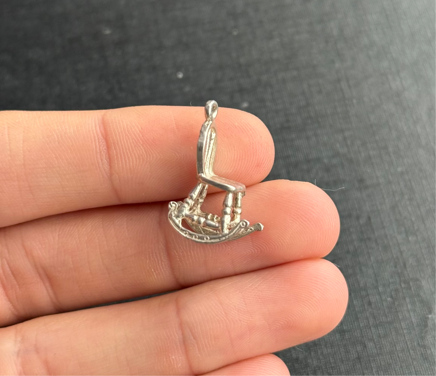 Sterling Silver Rocking Chair Charm