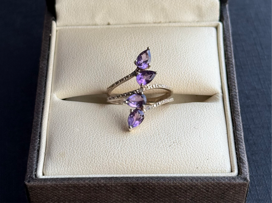 Sterling Silver Amethyst Ring