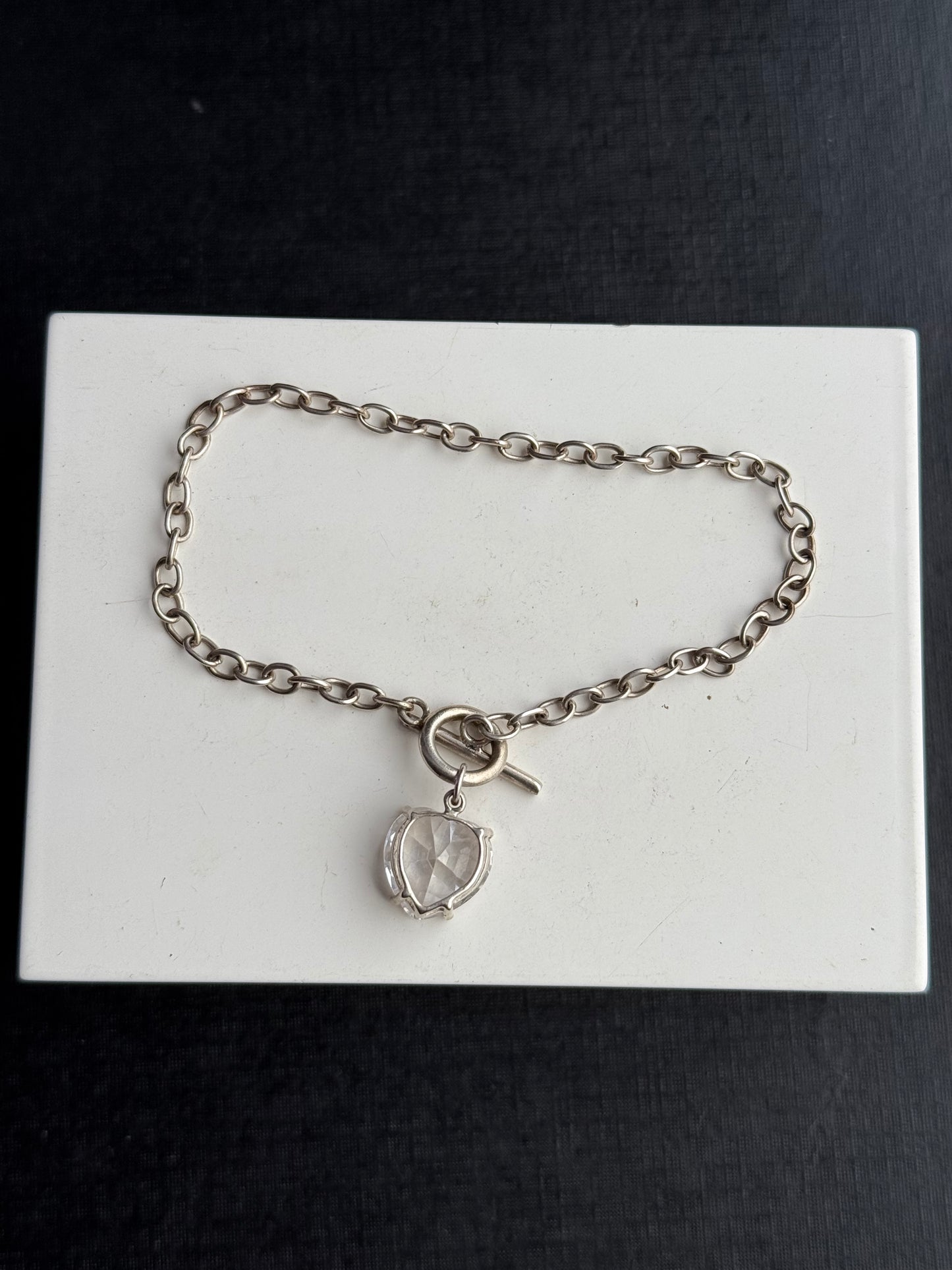 Sterling Silver Heart Bracelet