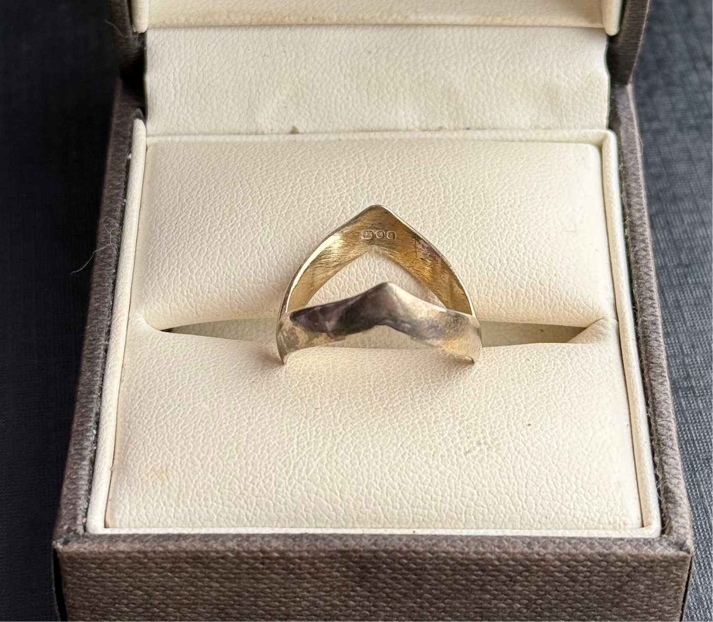 Sterling Silver Wishbone Ring