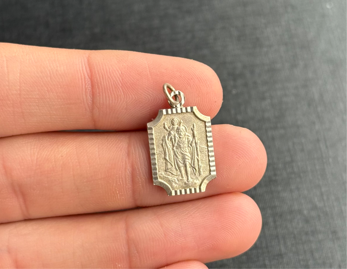 Sterling Silver St Christopher Charm