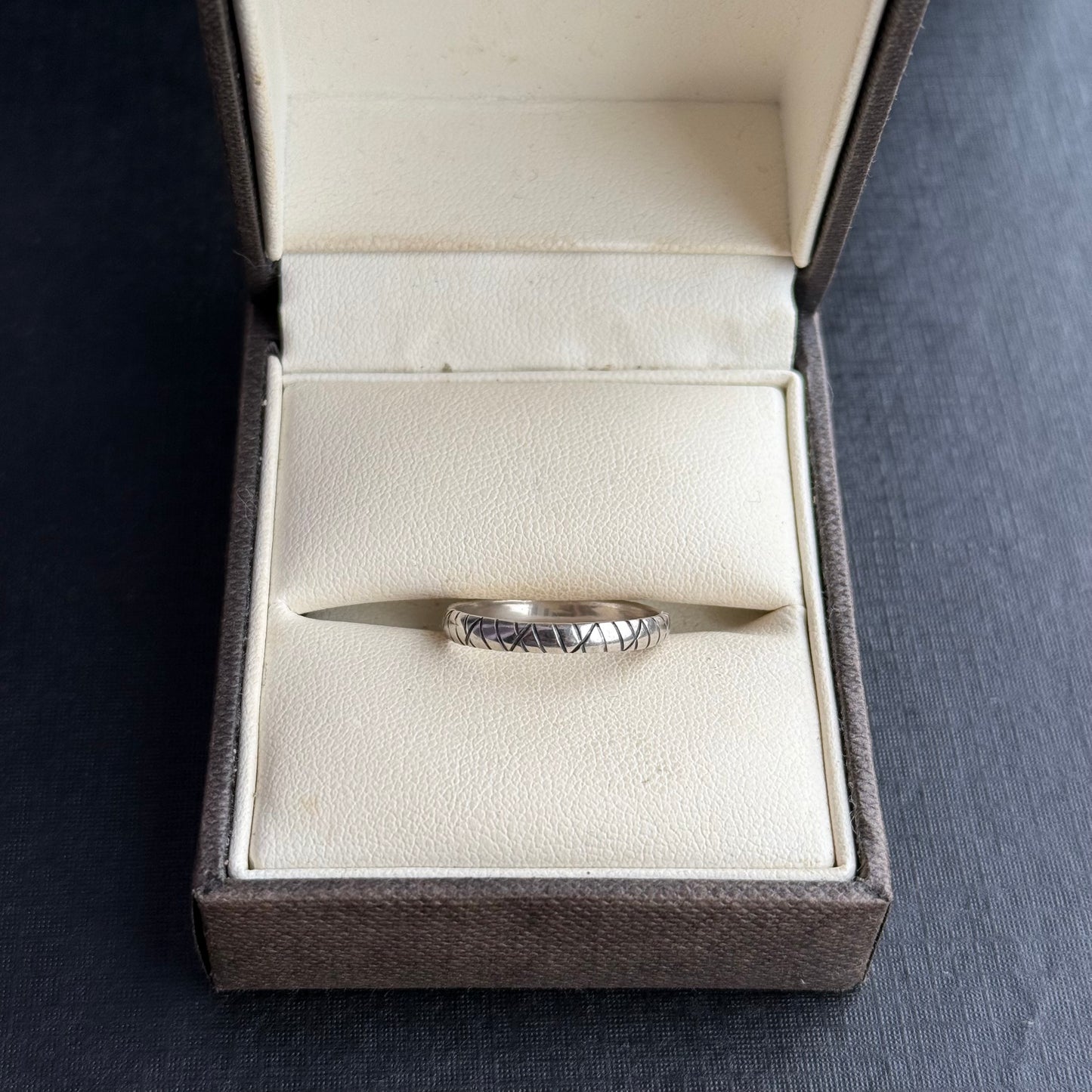 Sterling Silver Band Ring.