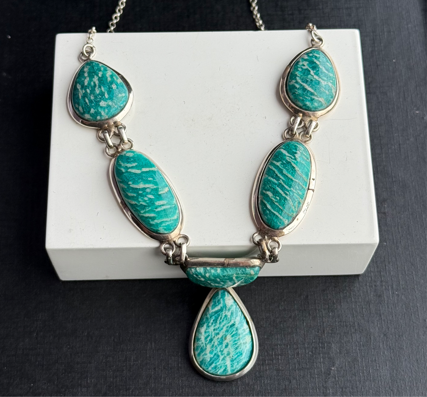 Sterling Silver Turquoise Necklace