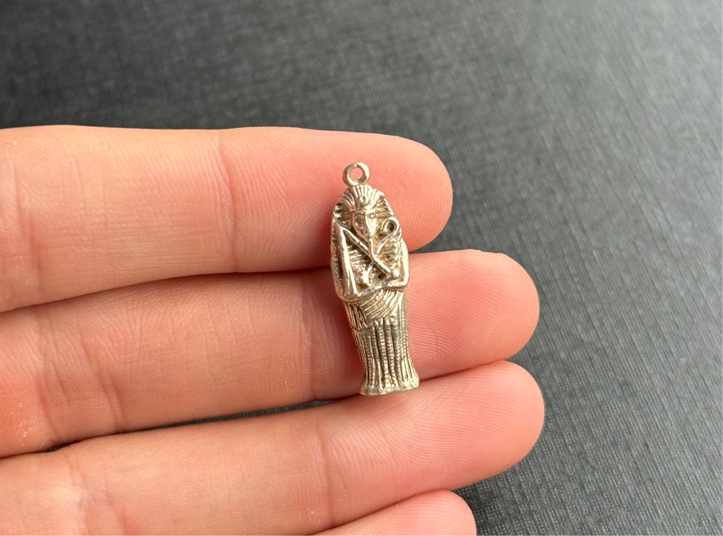 Sterling Silver Solid Pharaoh Charm