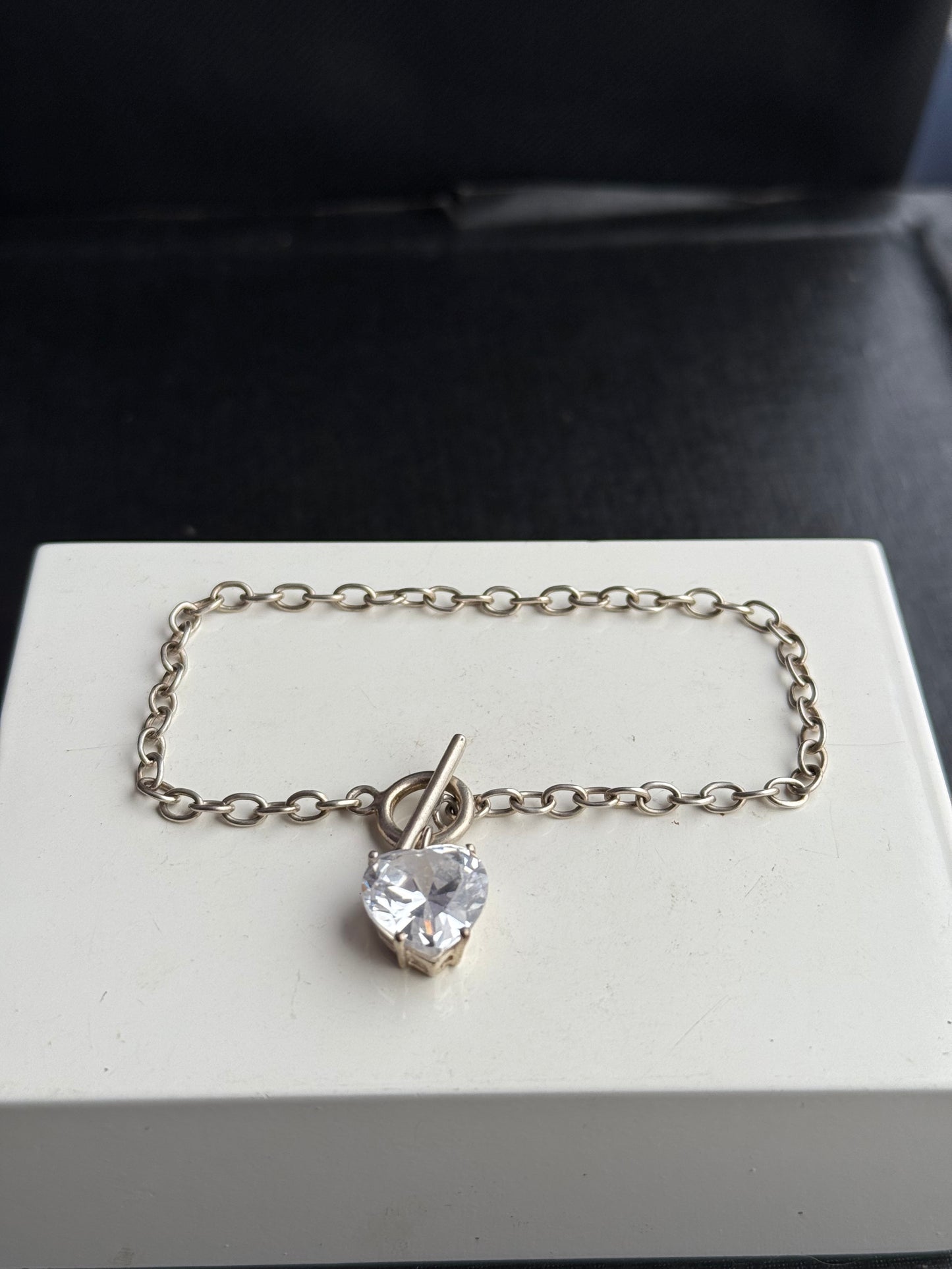 Sterling Silver Heart Bracelet