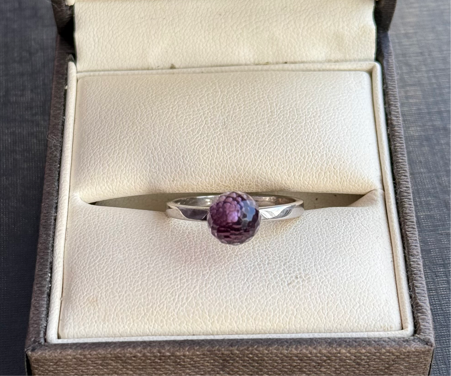 Sterling Silver Amethyst Ring