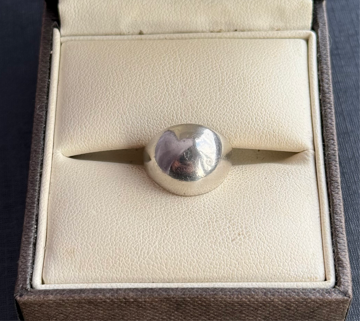 Vintage Sterling Silver Plain Ring