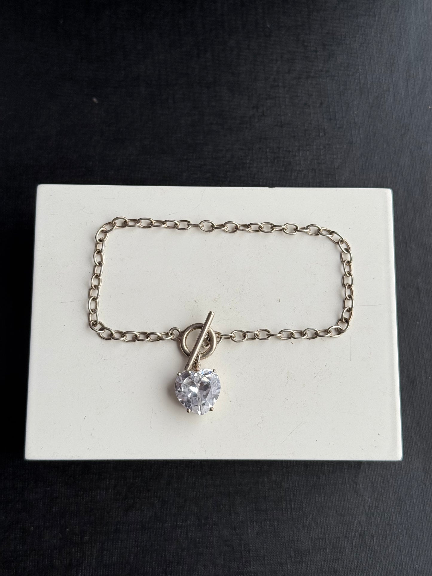 Sterling Silver Heart Bracelet