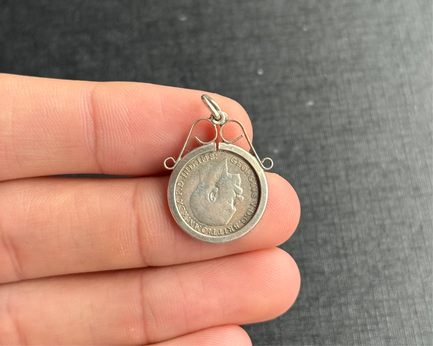 Georgivs 1917 Silver Threepence Charm