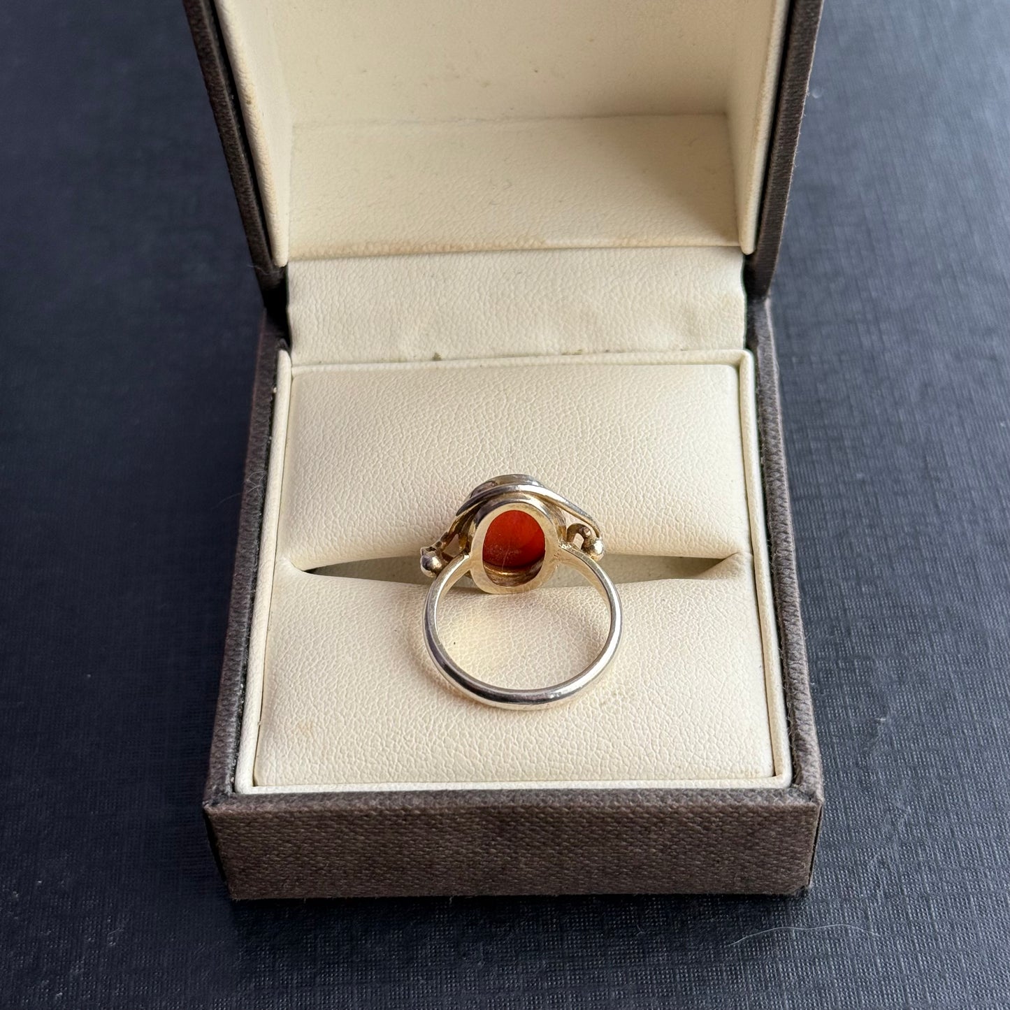 Sterling Silver Carnelian Ring