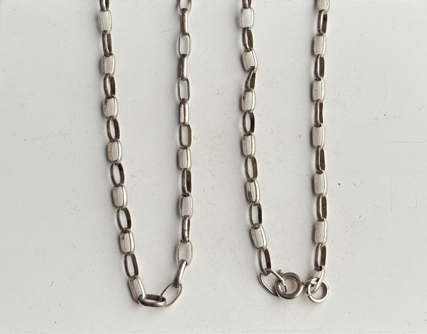 Sterling Silver Belcher Chain.