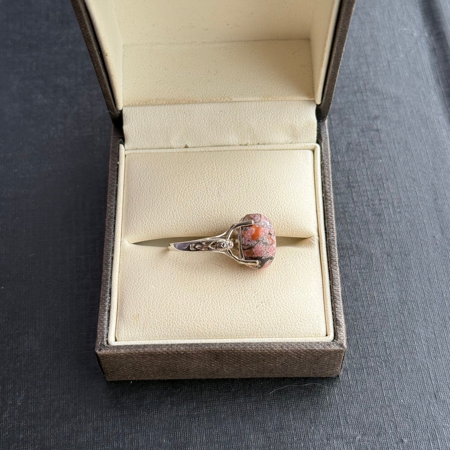 Sterling Silver Diamond & Gem Ring